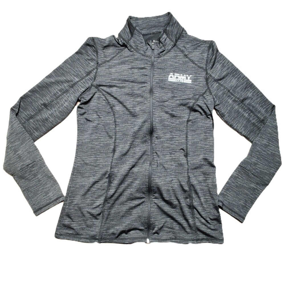 Army Performance Women’s XL Gray Full Zip Athletic Jacket Stretch